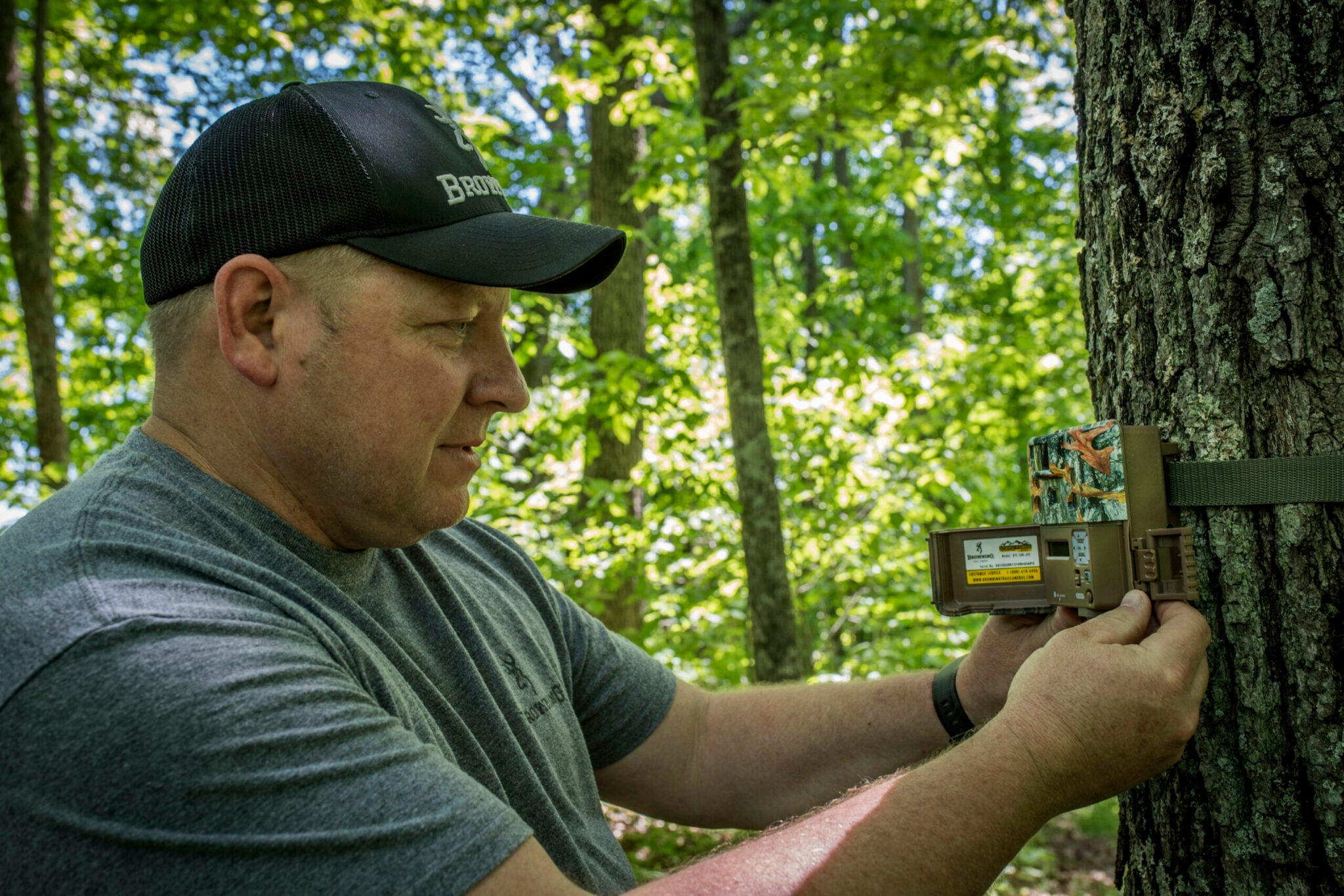 Setting up a trail cam