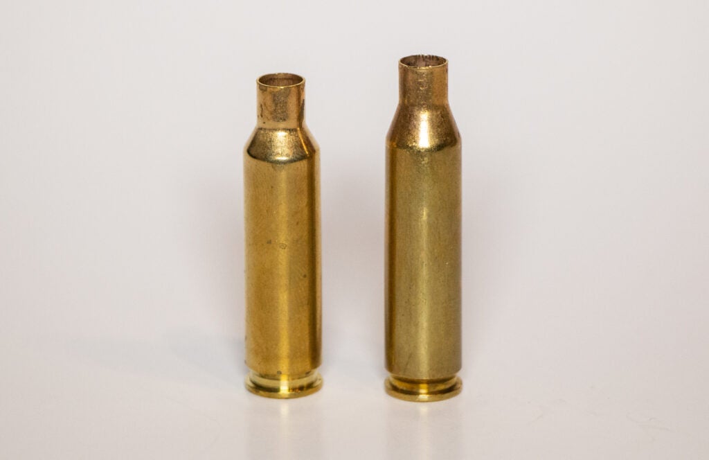 6.5 Creedmoor and .260 Remington brass comparison side by side