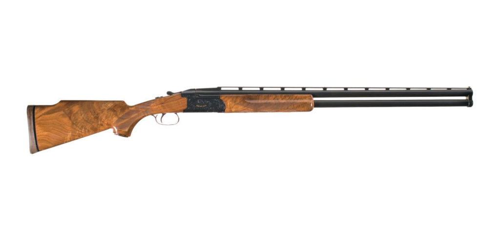 A Remington 3200 over/under shotgun.