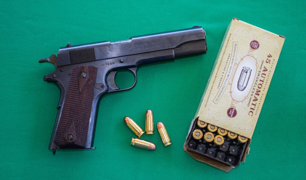 A WWI 1911 made by Remington.