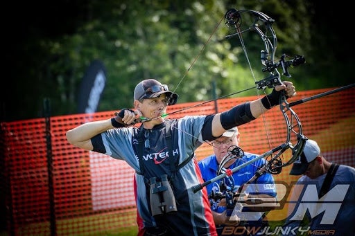 picture of how to shoot a compound bow command-style