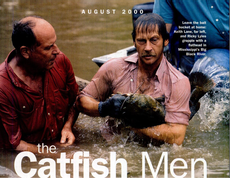 Catfish men in field and stream magazine
