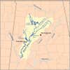 map of the black warrior river