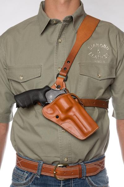 diamond d leather chest holster