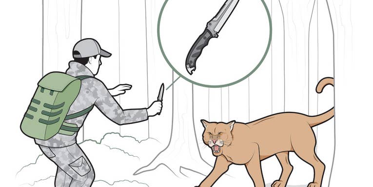 How to Fight off a Bear, Lion, and Wolfpack with a Knife
