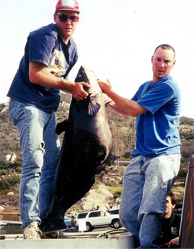 Roger A. Rohrbouck with 101lb catfish
