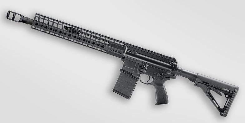 The SIG 716 DMR G2 rifle.