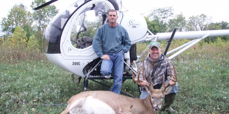 Ohio Crossbow Hunter Rents Helicopter to Find 20-Point Monster Buck