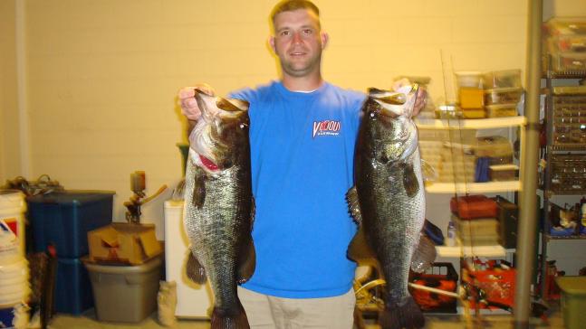 What's the only thing better then catching the biggest bass of your life? Catching two of them back to back!