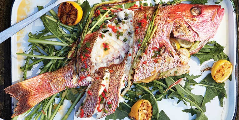 Summer Recipe: Whole Snapper With Roasted Chile Butter