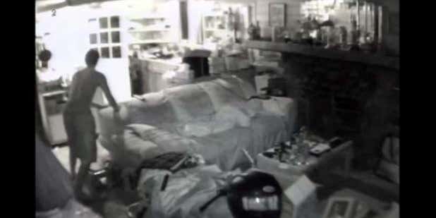 Video: Black Bear Breaks In and Startles Sleeping Man