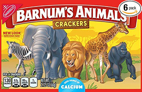 barnum's animals crackers, cookies