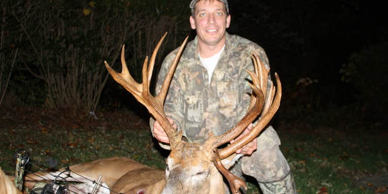 Long Island Buck With Four Beams Threatens New York State Archery Record