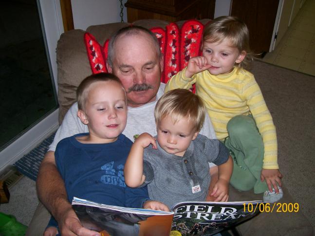 Not only do Grandpa and I race to read F&amp;S; now we share with the grandkids.