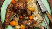 Camp Food Recipe: Stewed Duck With Apples and Turnips