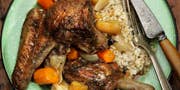 Camp Food Recipe: Stewed Duck With Apples and Turnips