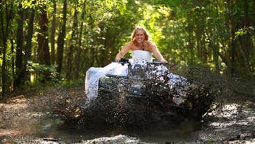 Wedding Photos: ‘Trash the Dress’ With ATVs
