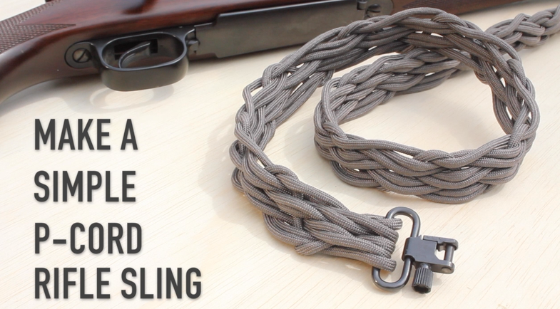 Follow these simple steps to create your own makeshift rifle sling.