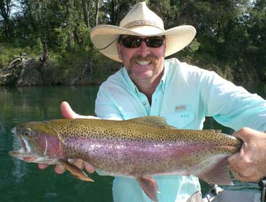 California fly fishing, where the living is easy, with Outdoor Adventures Sport Fishing.