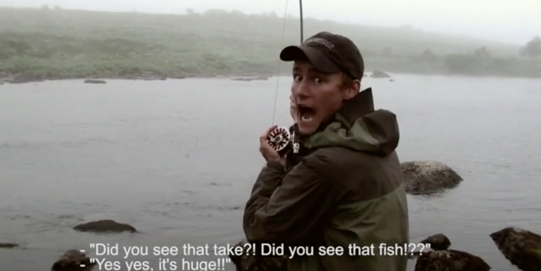 One Insane Dry Fly Eat. One Hysterical Reaction
