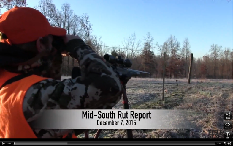 Mid-South December Rut Report
