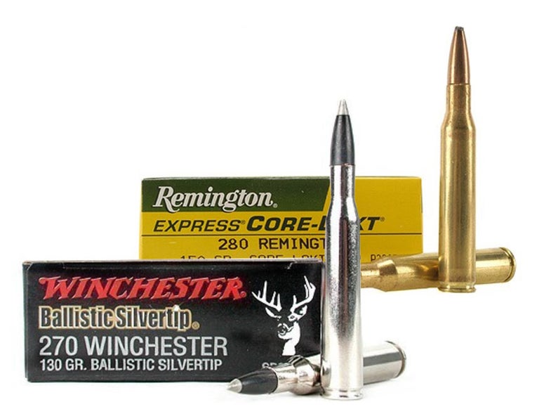 270 winchester and 280 remington ammo