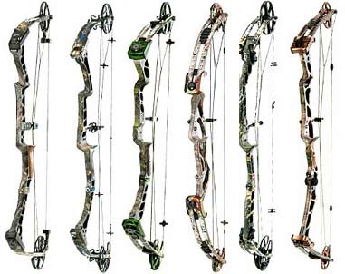 Compounds Without Compromise<br />
Similar appearances can be deceiving with this year's new crop of bows<br />
By Bill Heavey The 2006 compounds are hitting the racks at your local retailer right now, and you, Mr. Archery Consumer, are in luck. Every bow out there is, officially, the ultimate in speed, accuracy, forgiveness, and shootability. This is because each manufacturer is pursuing bold and innovative designs based, mostly, on what the other guys are doing. That vision has paid off in new models that are about as different as hydroponic tomatoes. Of the six tested, five had axle-to-axle lengths between 31 and 33¿¿ inches. Brace heights were all between 7 and 7¿¿ inches. If you are one of the few non-millionaire bowhunters, consider the Reflex Highlander and the Fred Bear Instinct. These will kill deer, too. Click throught the following slides for details on each bow.
