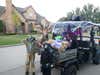 Every October, just after dove season and prior to duck season, we tow our ATV into town for it's annual pm and to get an edge on the other neighborhood Trick-or-Treaters. Even got "Dash" the duck dog in the spirit of Halloween! In addition to all of the decorations we have strobe lights and Halloween music blaring from Camo Candy Collector!
