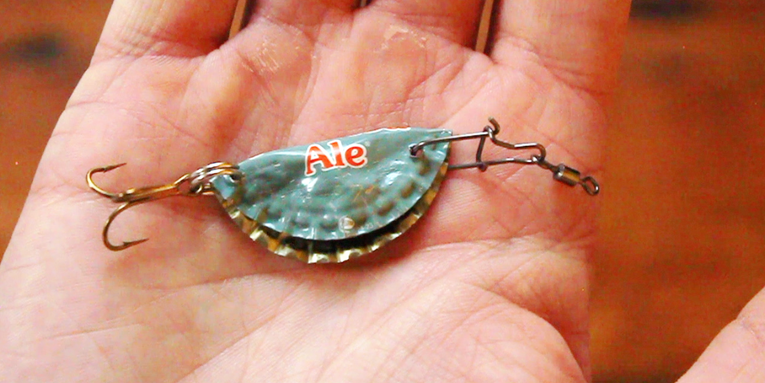 Video: How to Make a Beer-Cap Fishing Lure