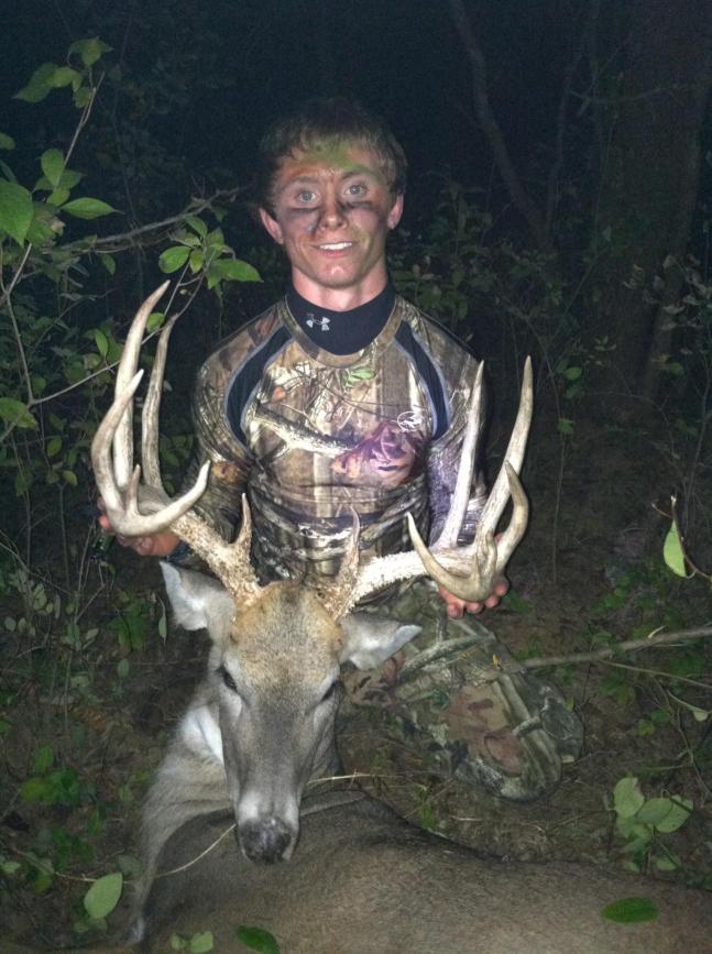 I thought he was 15 points for the longest time but turned out to be 17.This buck came in once I was so shook up he left without giving a clean shot. He walked completely out of my life But Something made him come back! This time i had no other choice this time i didn't let him walk back out of my life this Time i put it on him.