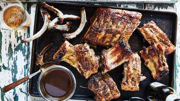 Braised and Smoked Boar Ribs Recipe
