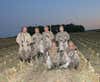 Brothers and newphew limited out in northern South Dakota goose hunt. You just have to be careful that these guys don't fall on you because they are HEAVY.