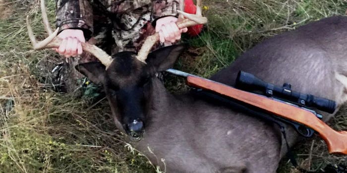 Texas Teen Harvests Ultra-Rare All-Black Whitetail