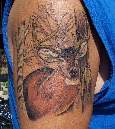 <strong>Do you love the outdoor sports</strong> so much that you've inked them onto your body, permanently? If so, we want to see your tattoo. Take its picture and <a href="https://www.fieldandstream.com/pages/list-firearms-superlatives/">send it to us</a> by midnight on April 30th, 2010. Our editors will pick their top three favorites and announce them on Wednesday, May 5th, 2010. The best one wins a <a href="http://sogknives.com/store/E37T.html">SEAL Pup Elite</a> and <a href="http://sogknives.com/store/S60.html">PowerLock multitool</a> combo, and the two runners up get a <a href="http://sogknives.com/store/FX-20.html">Revolver Hunter knife</a>, all from our friends at S.O.G. Knives. <strong><a href="https://www.fieldandstream.com/pages/list-firearms-superlatives/">Click Here to Enter Our 2010 Hunting and Fishing Tattoo Contest!</a></strong> In the meantime, you can click through our picks for the 65 best entries from our last tattoo contest (deer tattoos only), which was won by John G. Fedish, whose tattoo is shown at left.