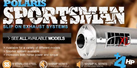 New HMF Polaris Sportsman Exhaust Systems