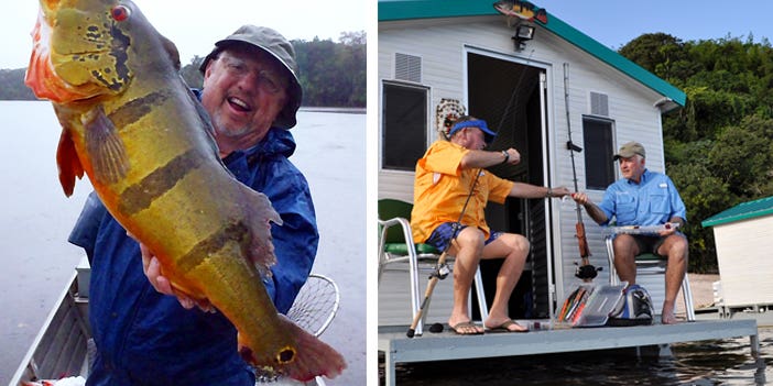 An Exotic Amazon Angling Adventure, Air Conditioning and Porch Included