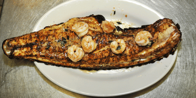 Recipe: Woodland’s Redfish on the Half Shell