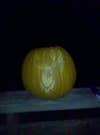 Took about 6 hours to carve this awesome whitetail into a pumpkin.
