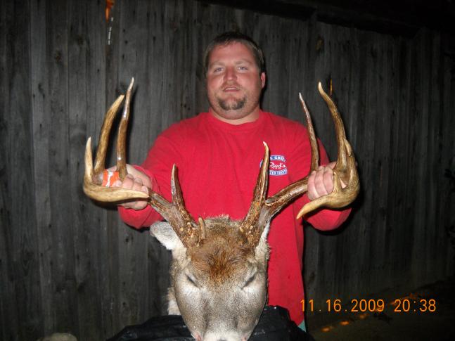 This buck was killed about 1/2 mile east of Lake Barkley