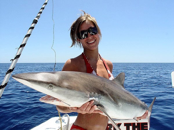 Nicole catch's another big one in the Keys