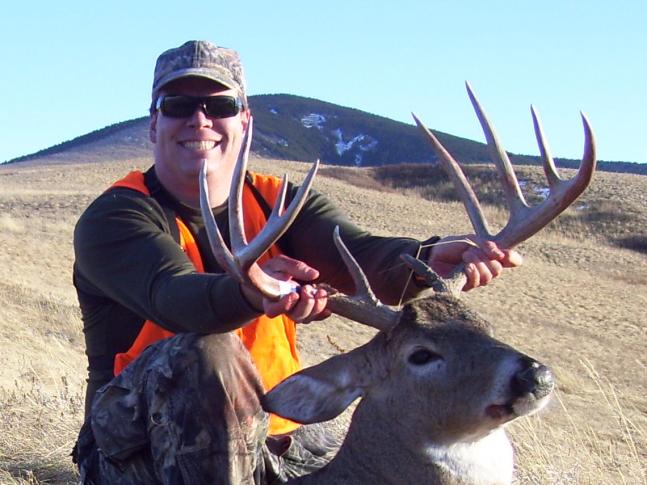In 2008, I harvested this buck using my 7mm in the same coulee as my 2006 buck and just feet from where I shot that buck.