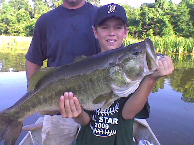Andrew Beesley, 11 yrs. old, from Natchez, MS, caught and released this bass after several pictures were taken. It was estimated to be between 12-13 lbs. It was caught on June 20th , 2009.