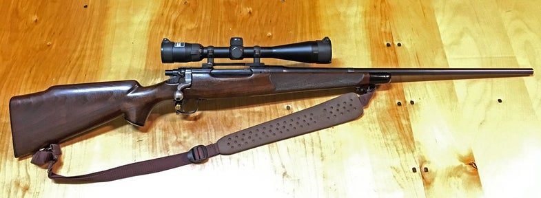 springfield ’03 rifle, army gun, sporterized