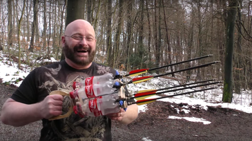 Video: Man Builds Crazy Air-Powered, Arrow-Launching Gatling Gun