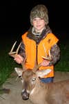 8 year old Braeden Brewer's first buck taken in Satartia, MS in January of 2012. The deer was taken with a .243.