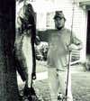 Charles Ashley Jr. with 116 lb catfish