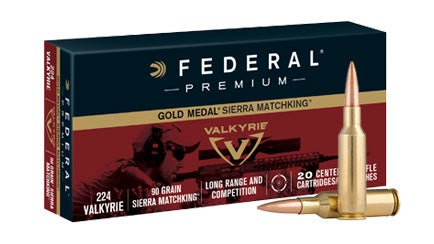 a box of .224 Valkyrie ammo from Federal Premium