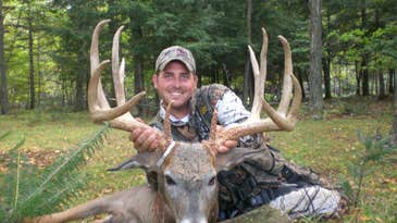 Wisconsin Man Shoots Giant Buck While Bowhunting Over Food Plot