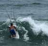 Fishing from a Surfboard