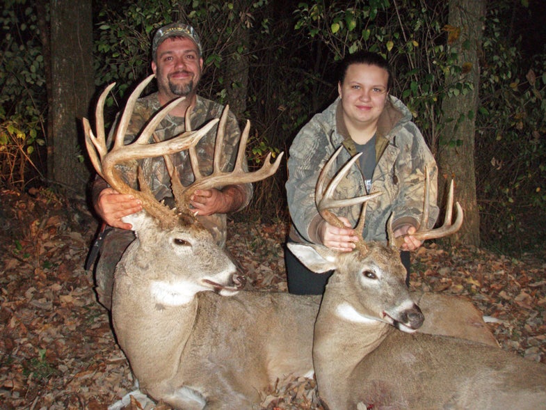 The ridge has been good to the family: Daniel's wife, Donita, shot a 138-inch buck there five years ago. His 14-year-old son Justin took his first buck there last year, and the year before his 17-year-old daughter Renee tagged her first deer on the ridge. And this year 15-year-old Savanna (right) arrowed her first deer while hunting next to Daniel on the same day he scored his typical.